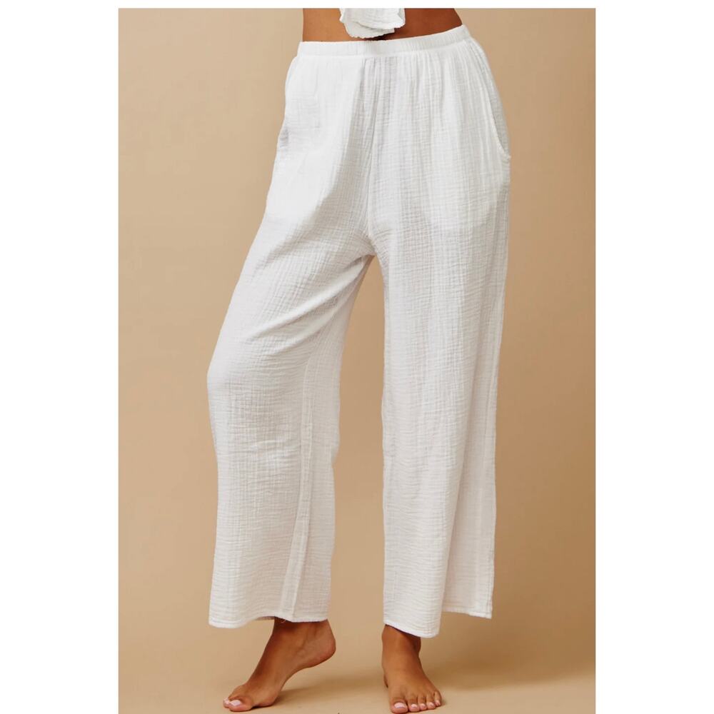 9seed THE PINES beach pant in double gauze